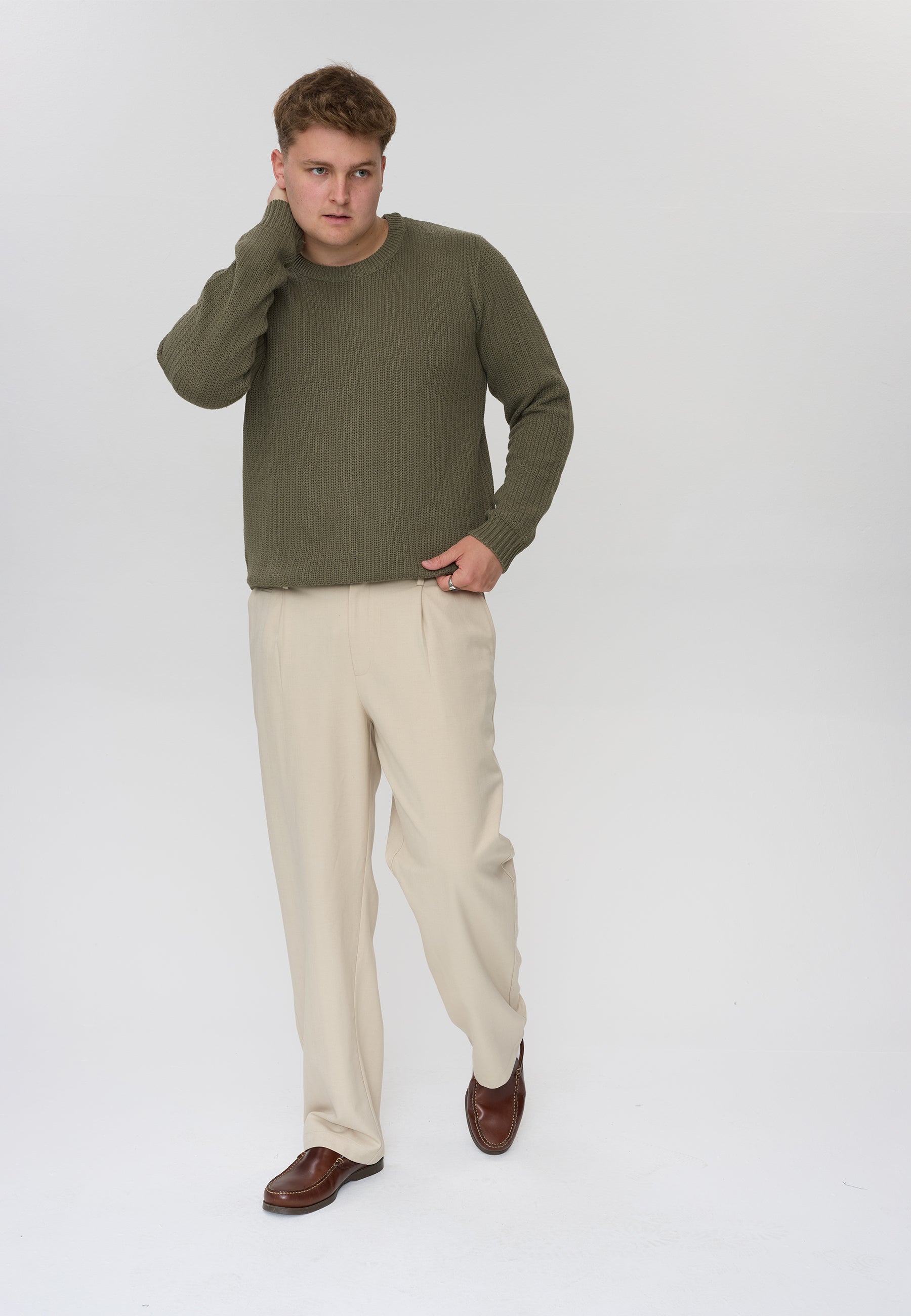 DXNMXRK. DXGais Pants Sand