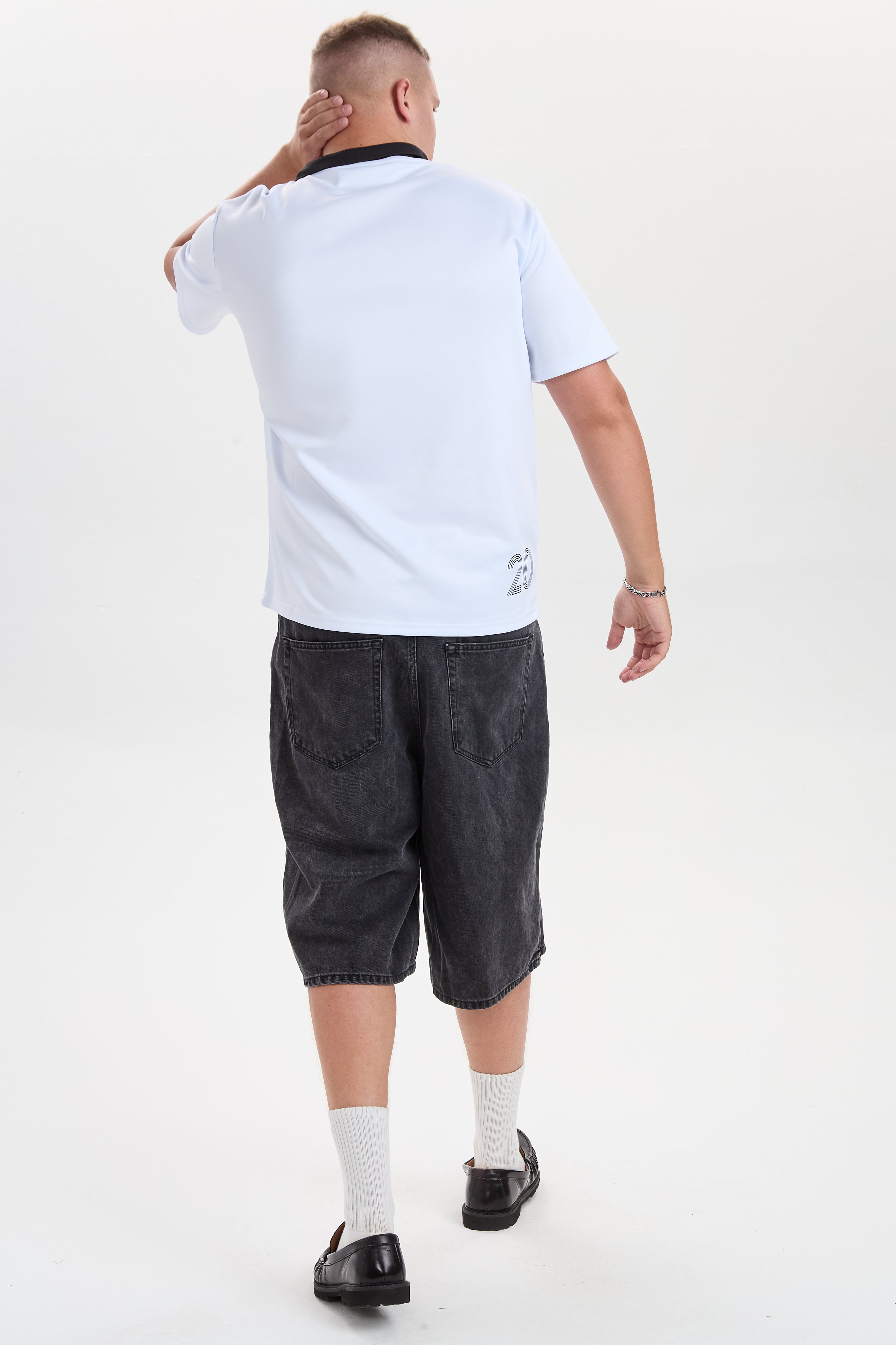 DXSoccer White Football Jersey